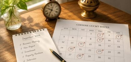 How to Choose Lucky Dates for Important Work